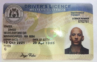 Fake Australian Driving License for Sale