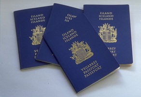 Fake Icelandic passport for sale