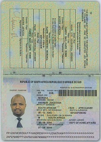 Buy fake South African passports in Asia